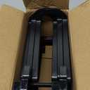 Artliving Plate Stands for Display - Plastic Easel Stand Plate Holder Display Stand Picture Frame Stand for Pictures | Photo|Decorative Plate |Dish | Tabletop Art - 6 inch-Black