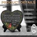 Cardinal Memorial Garden Stone, Sympathy Gift Those We Love Don't Go Away, Loving Memory Stepping Stones Outdoor, Remembrance Gifts Loss of Loved One on Christmas