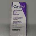 CeraVe Skin Renewing Eye Cream For Wrinkles, Under Eye Cream With Peptides + Caffeine + Niacinamide, For Wrinkles & Crows Feet, Paraben Free & Opthalmologist Tested (0.5 Ounce (Pack of 1))
