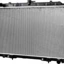 Radiator Engine Coolant Radiator Assembly with Transmission Oil Cooler Compatible with Infiniti i30 2000 2001, i35 2002-2004 & Nissan Maxima 1999-2003, 3.0L 3.5L, Replace# CU2612, 214605Y700