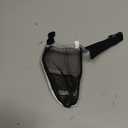 Nylon Mesh Dog Muzzle Black Comfortable Secure Fit Allows Drinking and Panting XS