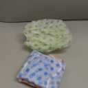 3PCS Shower Caps, Elastic Reusable Waterproof Plastic Shower Cap for Women Ladies Spa Salon (Red+Green+Blue)