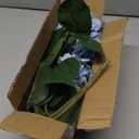 Blue Hydrangea Artificial Flowers Large Artificial Hydrangeas Silk Flowers for Home Decor Indoor Wedding Flowers Bouquets Faux Flowers Kitchen Centerpiece Table Decorations