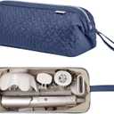 Shark Flex Style Case for Airwrap Hair Dryer Brush Revlon Hair Tools Travel Bag Carrying Case Flat Curling Iron Organizer (Navy Blue)
