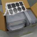 JSCARES 40 PCS Food Storage Containers with Lids Airtight (20 Lids &20 Containers) - Leakproof Meal-Prep Containers for Kitchen Storage Reusable Plastic Microwave/Dishwasher Safe with Labels & Pen