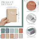 Tellingyou 20 Sets Difference Maker Employee Appreciation Gift for Coworkers to Do List Notebooks with Ballpoint Pens Note Pads Journal for Nurse Staff Team Graduation Teacher (Healing Colors)