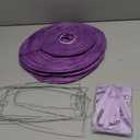 6 Pcs Paper Lanterns Decorative Round Paper Lantern Hanging Paper Lanterns for Party, Classroom, Wedding, Halloween,Christmas,Home Decoration  810 12/ Purple