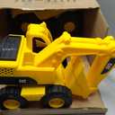 CAT Construction Toys CAT Construction Tough Rigs 15" Dump Truck & Excavator Set Toys 2 Pack Ages 3+ | Kid Powered Caterpillar Vehicle Set | Indoor or Ourdor Play | No Batteries Required, Yellwo