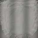 Jiuguva 3 Pieces Women Cosplay Waist Apron Tight Costume White Half Apron Kitchen Party Decorations for Halloween Cosplay