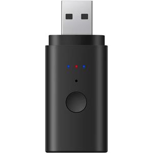 Bluetooth V5.2 Transmitter for TV, Dual Pair Wireless Audio Transmitter Compatible with Airpods Earbuds Speaker, 3.5mm Bluetooth Adapter for Flight, TV, PC, Gym Equipment, and Gaming Consoles