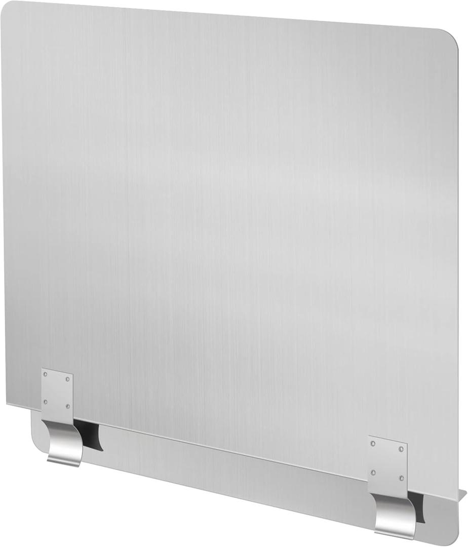 Stainless Steel Commercial Deep Fryer Splash Guard 20-1/2 W x 18 H Splatter Guard Side Stove Splash Tool for Stop Oil from Splattering Supplies Pack of 1