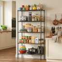 FDW | 5-Tier Wire Shelf | 36" x 14" x 72" | Black
Storage Shelves with Adjustable Racks, Holds upto 1250 lbs | Rust-Resistant, No-Tool Assembly | For Home, Garage