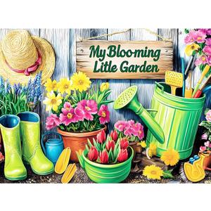 300 Piece Puzzle for Adults,Jigsaw Puzzles 300 Pieces Flower Garden Puzzle for Adult Kids Elderly Plant Jigsaw Puzzles for Adults 300 Pieces Premium Cardboard Puzzles Birthday Party Gift
