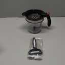 Fat Separator With Bottom Release, 4 Cup Gravy Separator for Cooking with Oil Strainer, Kitchen Gadgets Grease Separator Packaged with a 3-in-1 Multifunctional Peeler