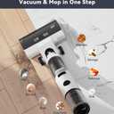 JONR ED12 Wet Dry Vacuum Cleaner,Cordless Floor Cleaning Suitable for Combination of Hard Floor Vacuum Cleaner and Mop,one click self-cleaning,0.1 inch Edge Cleaning,Easy to Clean Dust,Spills,Pet Hair