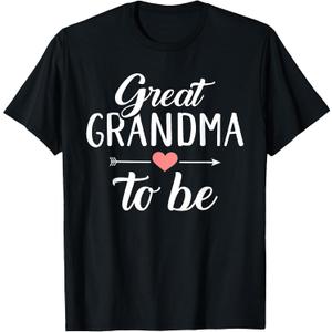 Great grandma to be T-Shirt, Size Small
