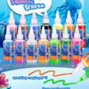 Magic Water Elf Toy Crafts Kits with Tablecloth for Kids - Squishy Maker Aqua Fairy Water Gel Kit with 14 Magic Gels+12 Molds DIY Water Pets Christmas Craft Gifts for Kids Boys Girls Ages 5-12