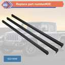 Bed Side Trail Rail System Tie Down Rail Compatible with Jeep Vehicle 2020-2025 Gladiator, Replace #82215956