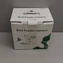 Bird Feeder with Camera, Solar Powered Outdoor Birdhouse, 2K HD AI Smart Identify Birds Species, Instant Motion Detection & Alerts, Capture BirdVideo, Gifts for Mom Dad and Bird-Lovers(Green)