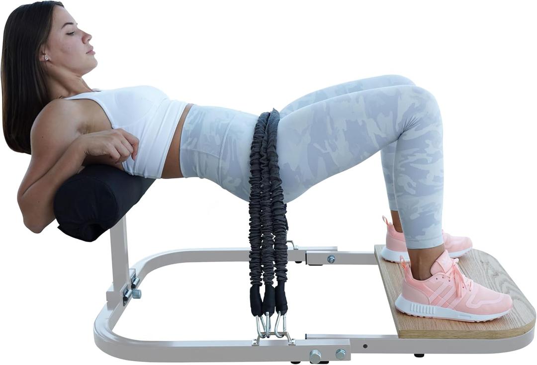 BootySprout Hip Thrust Machine for High Resistance Glute Training - Home Gym Workout - Comes with 45, 90, and 135 Lbs of Resistance