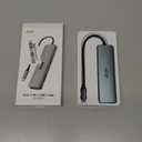 Acer USB C Hub, 7 in 1 Multi-Port Adapter for Laptop, 4K, HDMI Splitter with 2 USB A 3.1 & Type-C to HDMI Data Port, PD 100W Charging, SD Card Reader for Computer, Desktop, Space Grey