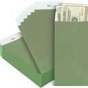 Mr. Pen- Money Envelopes for Cash, 6.5" x 3.5", 100 Pack, Kraft Paper, Self-Adhesive Bulk Cash Envelopes for Budgeting, Money and Coin Saving, Check, Budget, Small Item Organizing