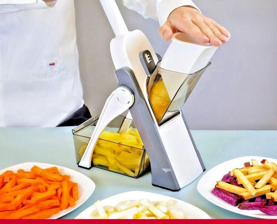 16 in 1 Adjustable Mandoline Slicer Chopper Easy Vegetables Fruits Meats Cutters