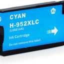 Toner Compatible for HP952XL Toner Cartridge Replacement for HP OfficeJet Pro 7740 8210 8216 8710 8715 8720 8725 8730 8740 Printer,Enterprise Stable Printout Cyan