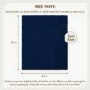 Carriediosa Chunky Knit Throw Blanket 60" X 80" Twin, 100% Hand Made Large Chenille Loop Yarn Soft Fluffy Throws for Couch Sofa Bed, Big Crochet Cozy Heavy Thick Cable Woven Blankets, Navy Blue