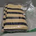 IOHOUZE Striped Area Rug 3'x5' Front Door Rugs Small Washable Area Rug for Front Porch, Spring Summer Welcome Door Mats Outdoor Indoor, Doormat for Entryway Porch Entrance, Tan/Black