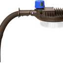 ledmo 120W LED Barn Light Dusk to Dawn Adjustable Angle with Mountiong Arms 18000LM Outdoor Lighting Yard Light with Photocell 5000K Brightset IP65 Waterproof Security Flood Lights