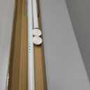 No-Twist Shower Curtain Rod by EZFurni, 4282 Inch Heavy Duty Tension Rod with Lock-In Stability, No Drill, Spring-Loaded Non-Slip Secure Hold for Bathroom, Window, Closet, 1.26" Diameter, White