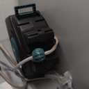 AYURA Retractable Garden Hose Reel 100 ft x 1/2 inch with Pro Metal Shaft, Heavy Duty Automatic Garden Hose Reels with Kink-Free Rewind and Lock at Any Length, Wall Mount Water Hose Reel for Outside