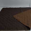 Smiry Waterproof Dog Blanket, Reversible Dog Bed Cover Pet Blanket, Soft Pet Couch Covers for Sofa Washable, Bed Couch Sofa Furniture Protector for Puppy Cat Kids (40"x50", Brown/Chocolate)
