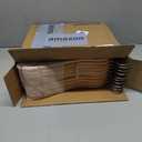 SONGMICS Solid Wood Hangers, 20-Pack Coat Hangers with Shoulder Notches, Pants Bar, 360 Swivel Hook, Non-Slip for Jackets, Shirts, Dresses, Natural UCRW001-20