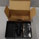 MANSPOT Manscape Groin & Body Hair Trimmer for Men, Electric Ball Pubic Trimmer Shaver,Manscape Kit with 4 Guard, Replaceable Ceramic Blade Heads,Waterproof Wet/Dry Shaver,90 Minutes Shaving (Black)