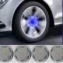 Floating Auto Light Wheel Caps Compatible with BMW Vehicles, Retrofit Wheel caps to fit OEM Wheels-4pcs (M, 56mm)
