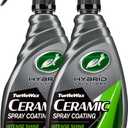 Turtle Wax Hybrid Solutions Ceramic Spray Coating, High Shine Car Wax, Offers Durable Paint Protection, Extreme Water Beading Action, Safe for Glass, Wheels, Trim and More, 16 oz (Pack of 2)
