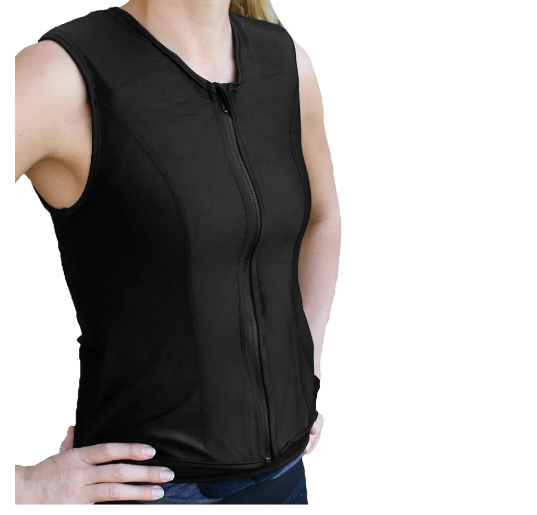 Challenge Weighted Workoutwear Weighted Vest for Women - 4 lb Body Weight Vest with Flexible Thin Weights - Removable Weights for Walking, Running, Cardio, Strength Training, Weight Loss, 2XL