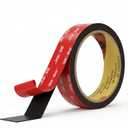 3M Double Sided Mounting Tape Heavy Duty Made of 3M 5925 Vhb 1"10Ft Black Waterproof Foam Tape Strong Adhesive Strip Tape for Automotive Trim Insulation Strip Office Home Dcor