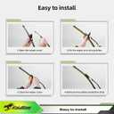 Raidbee 18+18 inch Silicone Windshield Wiper blades Replacement for Ford Ranger 2011-1999,Jeep Commander 2010-2006,CHEVY HHR 2011-2006,MAZDA MX-5 Miata 2015-1999 All-Season Silicone Wiper Blades