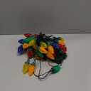 Brightever C9 Christmas String Lights, 35FT 50LED Battery Operated Outdoor Christmas Lights with Timer & 8 Lighting Modes, Waterproof Strawberry Light for Indoor Outdoor Xmas Decor, Multicolor, 1-Pack