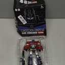 Deformation Robot Toy, Action Figures with Weapons, Portable Car Model Alloy Deformed Robot Toy Gift for Kids Boys and Girls (red)