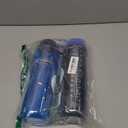 Sustain BPA-Free Water Bottle, Silo 48 oz, Wide Mouth - 2 Pack (Gray/Blue)