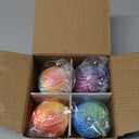 3D Printed Dragon Eggs Animals Toys for Kids-Christmas Stocking Stuffers for Teen Girls Boys, 4PCS Mini Crystal Dragon Toys for Ages 8-13 Year Old, Funny Gifts Prefilled Easter Basket Essentials