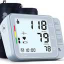 Blood Pressure Monitors for Home Use with 2 Size Cuff (8.7-16.5'' & 15-21.7'' Extra Large Blood Pressure Cuff), 2x120 Memory, with USB Cable and 4 aa Batteries(Blue)