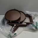 iDavosic.ly 6 Tier Large Plant Stand Indoor, 10 Inch Wide Tall Corner Metal Plant Stands Outdoor for Multiple Plants, Folding Tiered Flower Display Holder Rack Shelf, Violet Bronze