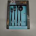 Towle Living Shea Forged Stainless Steel 16 Piece Flatware Set, Service For 4, Stainless Steel