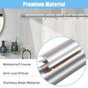 AIZESI Tension Curtain Rod Spring Tension Rods for Windows 28 to 48 Inch, 7/8 Diameter Silver, Adjustable Curtain Rods No Drilling, Shower Curtian Rod for Bathroom, Doorway, Closet