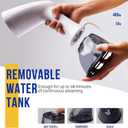 Rolipo Steamer for Clothes 1350W, Portable Handheld Clothes Steamer for Home & Travel, Upgraded 400ML Tank, Fast Heat-Up Wrinkle Remover with Leak-Proof Design